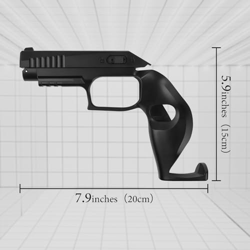 Geekria Funda para Controlador de Pistola de Juegos de Realidad Virtual Compatible con PSVR 2, Soporte de Disparo, Accesorios para Mango de Juego de Disparos de Realidad Virtual (1 par) - imagen 2