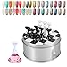 Kalolary 1 Set Nail Art Holder Practice Stand for Nail Art Display, Magnetic Nail Stand Tips Holders Crystal Holder Chessboard Fingernail DIY Training Practice Display Stand(Pink)