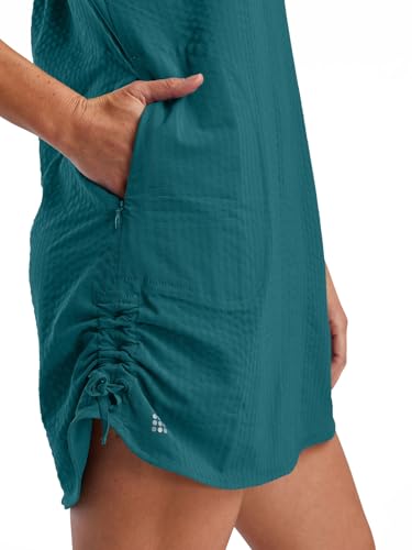 Title Nine Speed Racer Swim Cover Up Dress – Quick Dry, UPF 50+, Adjustable Sides, Zipper Pockets – Beach or Pool Ready3