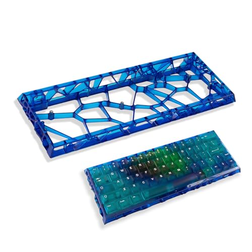 Hollow Mechanical Keyboard Case Bllue Transparent Keyboard...