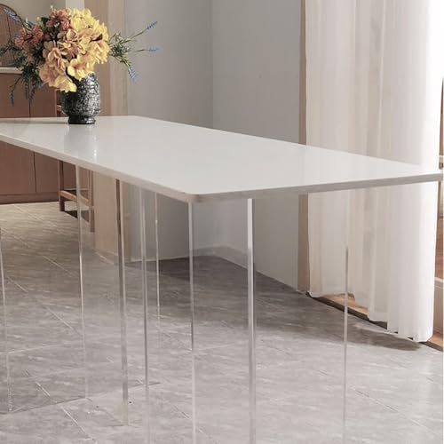 Juego de patas de acrílico transparente para escritorio flotante moderno y proyectos de bricolaje en el hogar