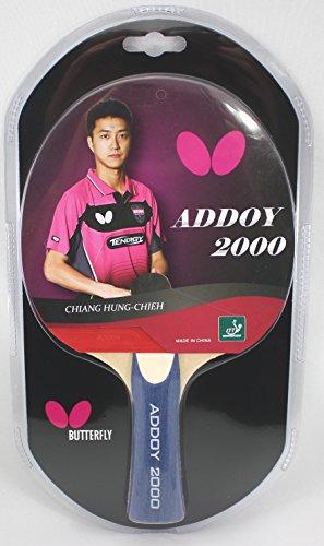 Butterfly Addoy Table Tennis Racket – Table Tennis Paddle with Smooth Rubber