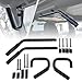 Xprite Black Front & Rear Grab Bar Steel Grab Handle Kit for 2007-2018 Jeep Wrangler JK