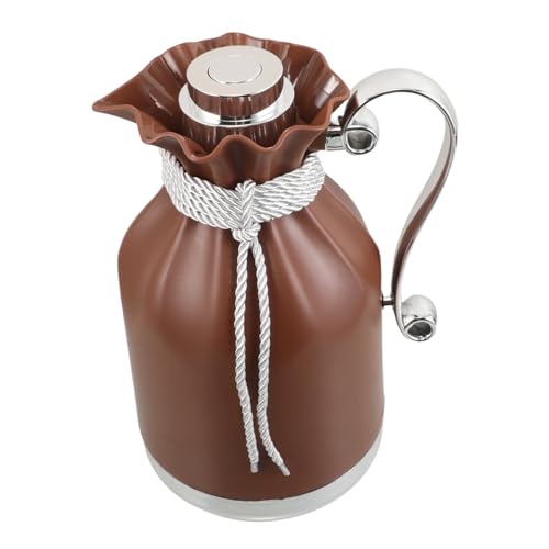 VALICLUD Insulated Glass Liner Teapot for Hot Cold Beverages for Office Home Travel and Outdoor Picnics Easy to Clean Efficient Temperature Retention