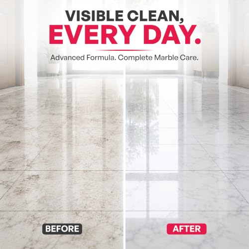 Image of Daily Marble Cleaner 1L | Marble-Safe Daily Floor Cleaner for Polished & Matte Marble | Removes Everyday Dirt, Dust & Light Stains | Restores Natural Shine | Gentle pH Balanced Formula