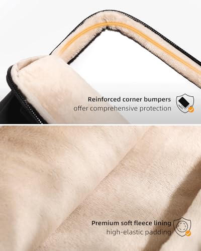 Laptop Case, Sleeve with Handle 360° Protectivie Puffy Laptop Sleeve Compatible with MacBook, Dell, HP3