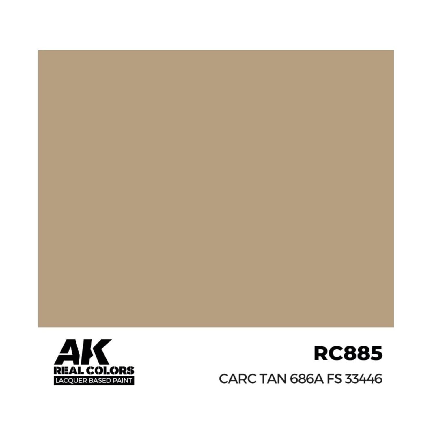 Ak Interactive Rc885 - Carc Tan 686A Fs 33446 17 Ml. - New