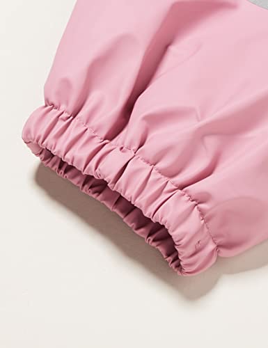 Playshoes Matschhose Regenlatzhose Fleece-Futter Unisex Kinder Wind- und wasserdichte Regenhose Regenbekleidung, rosa Pastell, 104