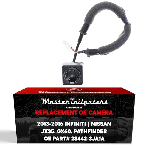 Image of Master Tailgaters Replacement for Infiniti JX35 (2013), QX60 (2014-2015) / Nissan Pathfinder (2013-2016) Backup Camera OE Part # 28442-3JA1A