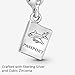 Pandora Jewelry Passport Travel Dangle Cubic Zirconia Charm in Sterling Silver