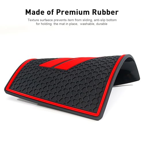 Inserto Portavasos Dodge Challenger 2015-2024 11 Piezas Rojo miniatura 6