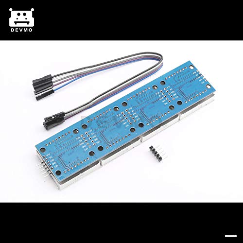 Devmo Max7219 Dot Led Matrix Mcu Control Led Display Module Compatible With Ar-Duino Raspberry Pi Microcontroller With 5Pin Line #TOP2