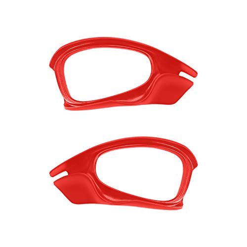 PapaViva Comfortable Replacement Side Blinders for Oakley Juliet X Metal Sunglass - Red