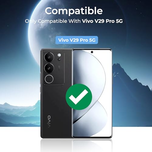 Image of A rtistque Back Cover Case for Vivo V29 / V29 Pro 5G | with Inner Fabric | Stylish AirBag Case | Liquid Stripe Silicone | Camera Protection | Anti Slip Grip | Vivo V29 / V29 Pro 5G Back Cover - Black