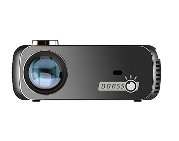 2024 BORSSO PIXEL PRO | Smart Projector 1080p Native 850 ANSI (2x Brighter), 4D Keystone, Zoom, 4K Projector for Home, HDMI Signal Support 4K - 2K HDR10, 2.4G & 5G WiFi & 5.0 BT, 3D Support | Upgraded