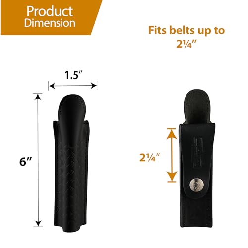 Support de lampe de poche AA Shield Wallets Mini à couvercle ouvert contre les chutes de lampe