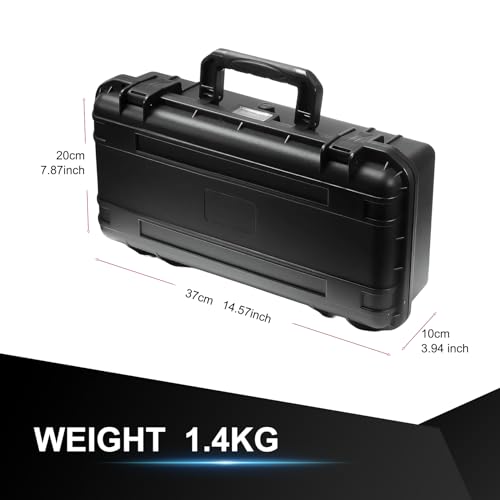 Image of Portable Carrying Holder for PlayStation Portal Remote Player - Rigid Shell with Customizable DIY Foam - Hard Storage Organizer for PS5 Portal & Accessories