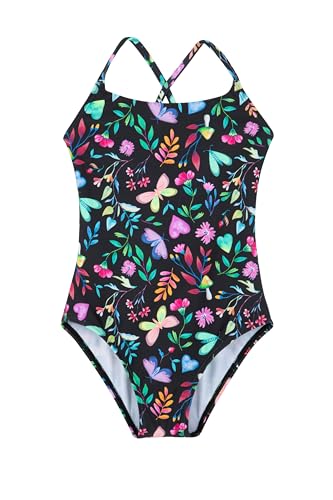 Gottex Kids Criss Cross Tie Back One Piece Swimsuit Chlorine Fade Resistant and Built-in UPF UV 50 + Protection