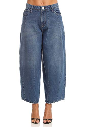 Calça jeans Pantacourt, Colcci, Feminino, Azul (Índigo), 38