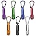 7 Stück Mini LED Taschenlampen Schlüsselanhänger, Taschenlampe Aluminium Kleine, LED Taschenlampe Kinder, Handlampe für Camping Wandern Draußen Radfahren Stromausfall Notfall, Batterien Enthalten
