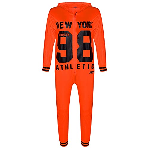 A2Z 4 Kids Kinder Unisex Mädchen Jungen New York 86 Athletic Aufdruck - Cotton Onesie N Y Neon Orange 5-6 Cover