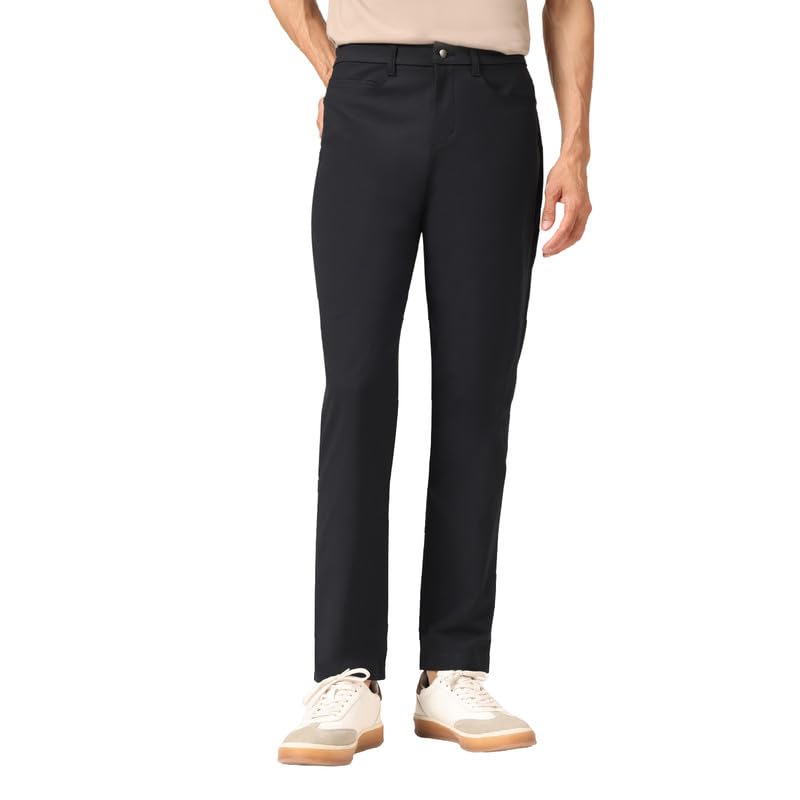 blissclub The Legendary Pants for Men Casual Office Straight Fit Trousers AeroFlex Stretch Fabric 7 Functional Pockets for Men up to 5'7"-picture-43