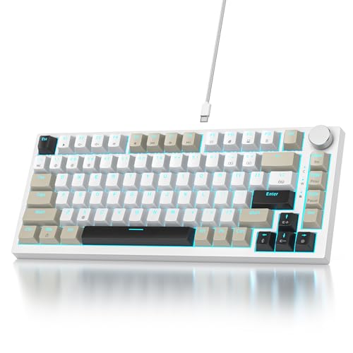 Teclado Mecánico 75% Wired Creamy USB-A RGB