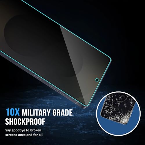 Image of FIRST MART Borderless Privacy Tempered Glass for Samsung Galaxy S25 Ultra with Cable Protector | Anti-Spy Edge-to-Edge Screen Guard, Case-Friendly | Pack of 1