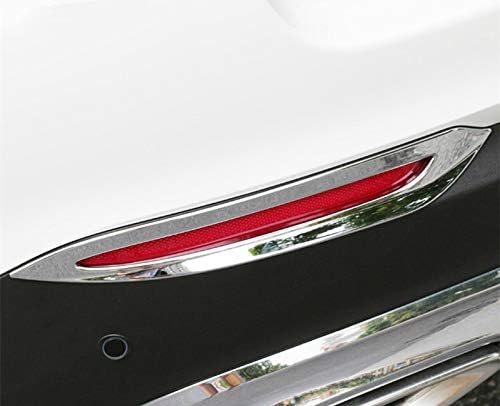 ABS Chrome Rear Fog Light Trim Cover 2pcs for Mercedes-Benz GLC X253 2015-2019