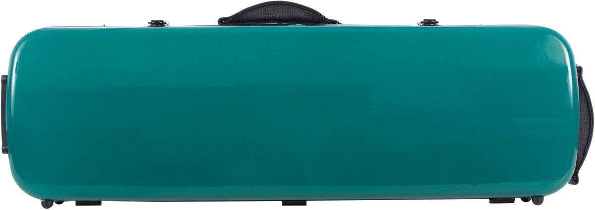 Geigenkoffer Glasfaser Oblong 4/4 green - navy blue M-Case
