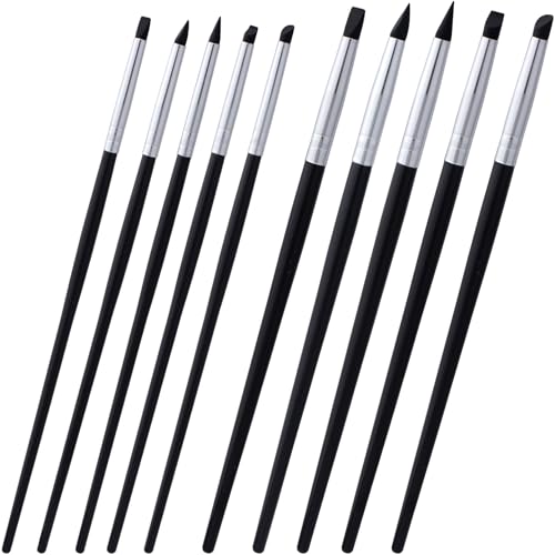 10pcs Silicone Paint Brushes for Sculpting and Carving