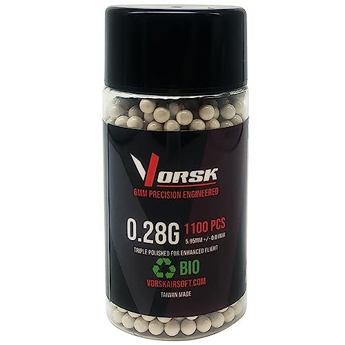 VORSK BBs - 0.28g - 1100R Bottle - Biodegradable, White