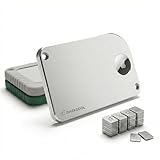 DAEKEDOL Crypto Seed Phrase Storage with Tracker Slot, BIP39 Mnemonic Seed Phrase for 12/18/24 Words, Fire-Resistant Waterproof Cold Storage for Ledger, Trezor, MetaMask (Oxford Green)