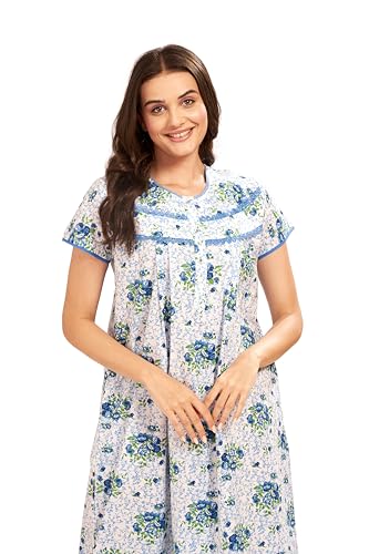 Image of AV2 Women Printed Feeding /Nursing /Maternity Nighty