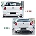 2009 to 2014 for for VW Polo MK5 6R Car Rear Bumper Lip Spoiler Diffuser Splitter Protector Guard by ABS Gloss Black Body Kit