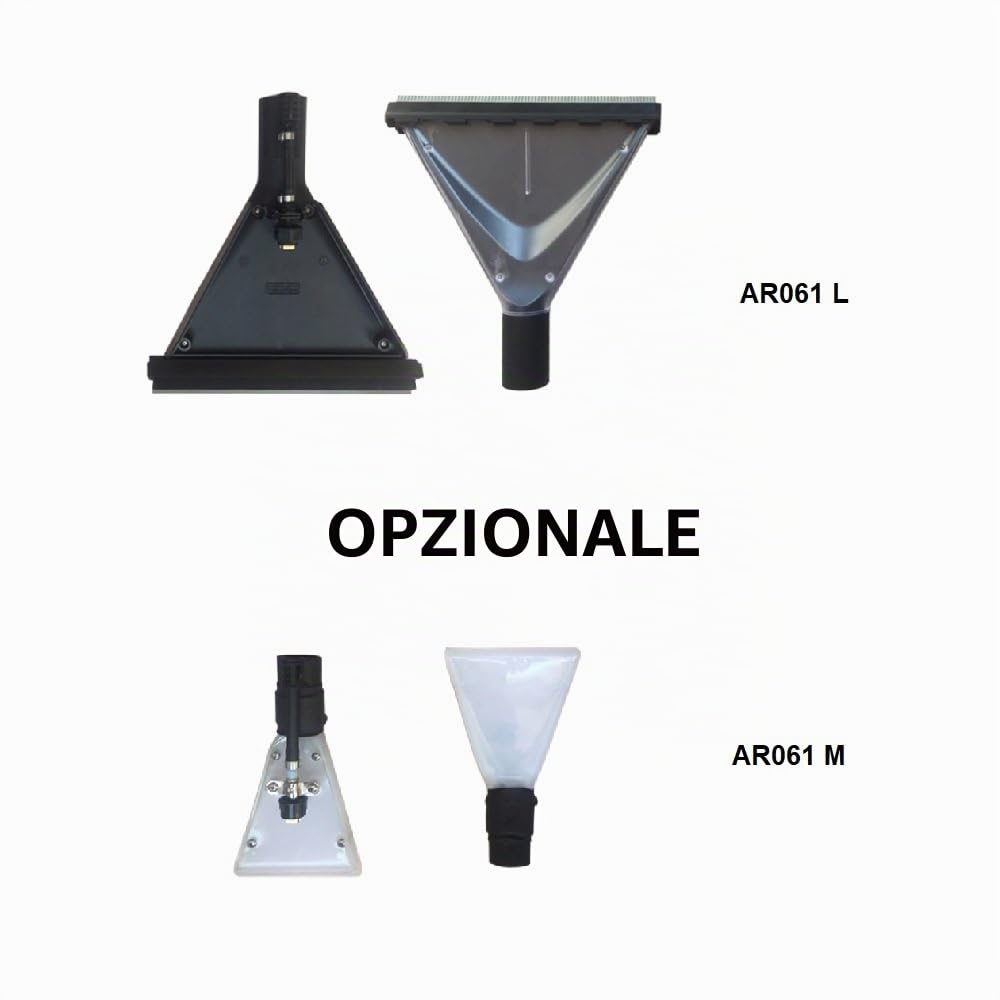 EOLO Pulitore LP04 RA Multifunzione Aspira Polveri Liquidi Solidi Getto Alta Pressione Vapore Continuo Professionale Virucida Sanificazione Made in Italy Garanzia 5 Anni A++