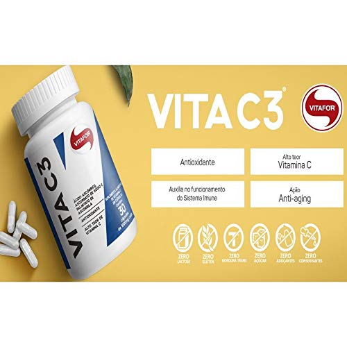 VITA C3 - Vitamina C Vitafor com 60 Cápsulas