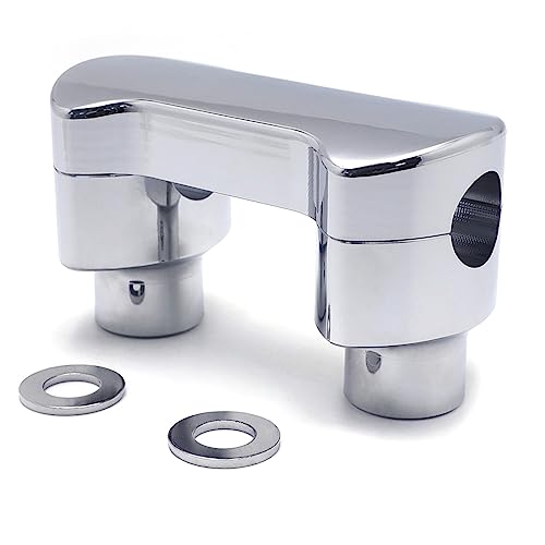 Pièces moto Softail riser guidon 2" kit serrage chrome guidon 1 pouce