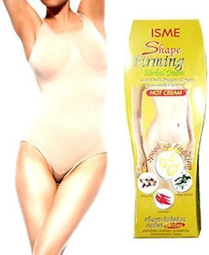 Isme Shape Firming Herbal Cream Body Slimming HOT Cream Anti-cellulite Fat 120 Ml.