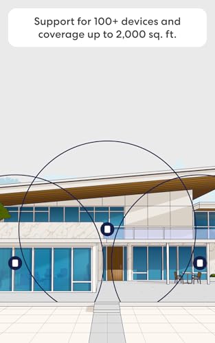 Image of Amazon eero Pro 6E mesh wifi router - Supports internet plans up to 2.5 Gbps, Coverage up to 2,000 sq. ft., Connect 100+ devices, 1-pack
