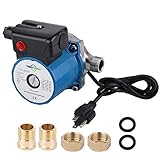 RS15-6SB Hot Water Circulation Pump+3/4'' Female*1/2'' NPT Male Brass Connector
