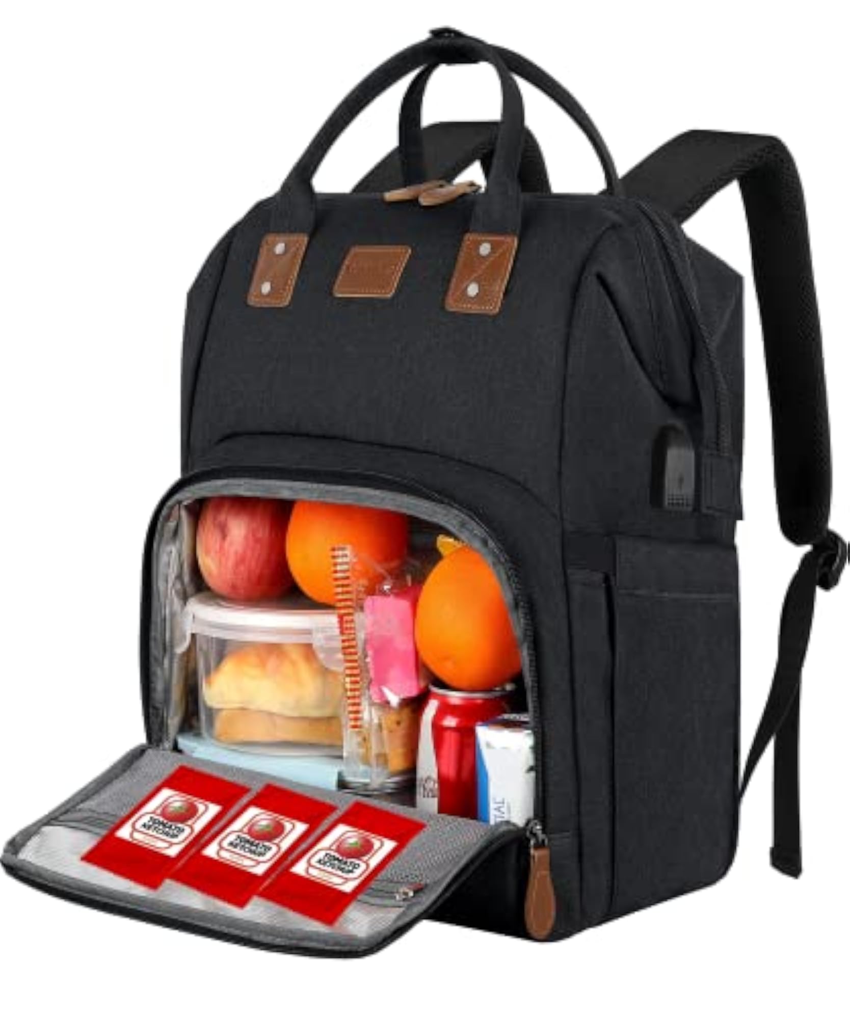 17 Inch Large Lunch Backpack for Women Men