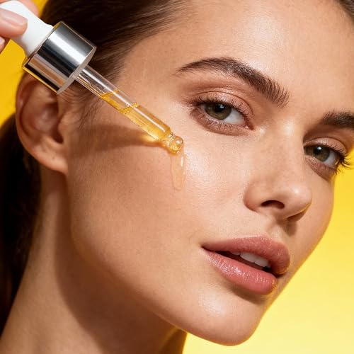 HKY Bi-Phase Face Oil Serum, Korean Night Glow Essence with Fermented Probiotics, Centella Asiatica, Hyaluronic Acid & Lightweight Plant Oils, Shake-to-Mix Hydrating Serum for Dry Dull Skin, 30ml — view 5