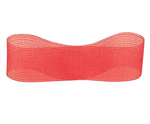 Ruban en organza 9 mm pour décoration de mariage et cadeaux, bobine Ribbonbon Spark 014 de 150 m