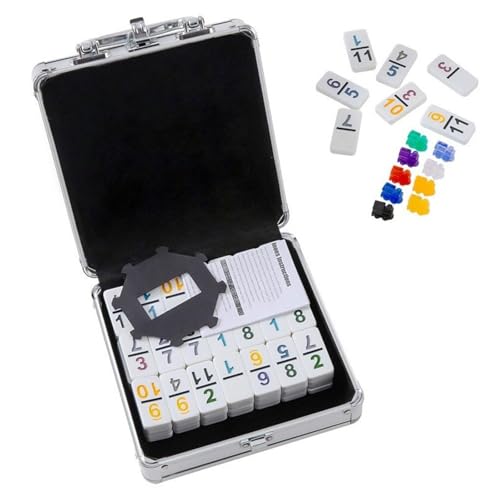 Dominós Apilables Coloridos con Caja de Almacenaje miniatura 1