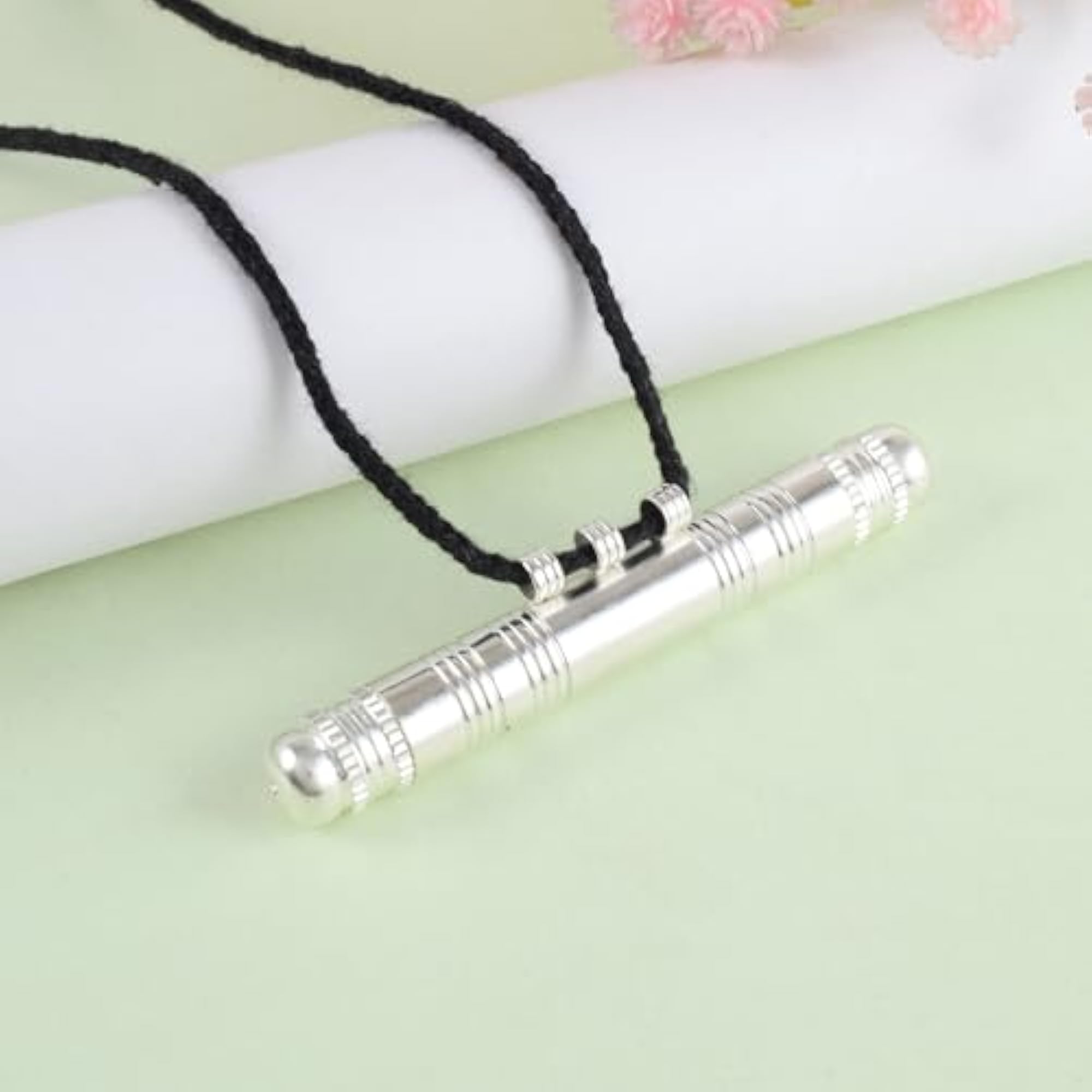 Brass Silverplated Openable Taviz Tabeez Pendant, Lucky Charm