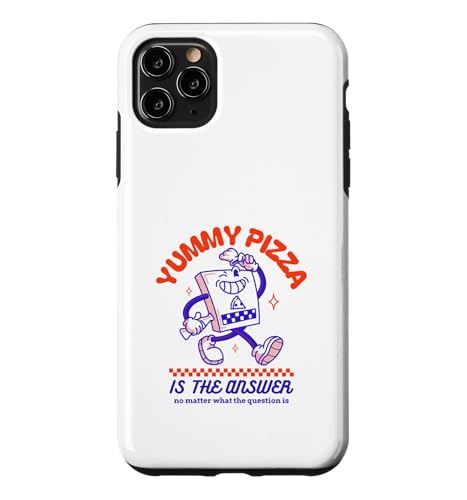 Yummy Pizza Is The Answer (�t�@�j�[�t�[�h�X�e�[�g�����g) �X�}�z�P�[�X iPhone 11 Pro Max �p