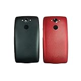 SHOWGOOD for Motorola Droid Turbo XT1254 XT1225 Phone Battery Replacement Parts for Moto Maxx XT1250 Rear Cover (Black Nylon)