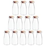 PARA FIESTAS: Este set de botella cristal corcho se puede usar en bodas, baby shower, cumpleaños y fiestas de Halloween. Llénelas con chuches, dulces y gominolas. Regale estos frascos cristal pequeños a niños o como regalos en fiestas. Llene estas mini botellas cristal con alcohol casero, vino o ginebra. Puede personalizarlos usando etiquetas o puede hacer sus propias pegatinas. Úselas para la organización de los puestos de mesa o llénelas con luces y flores como centros de mesa.