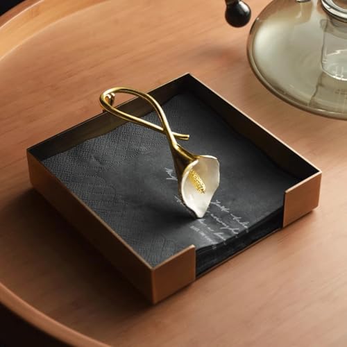 Napkin Holders for Paper Napkins Flat Napkin Holders for Table Kitchen & Countertops Modern Metal Cocktail Paper Napkins Holder Napkin Dispenser Dining Table Centerpiece Decor3